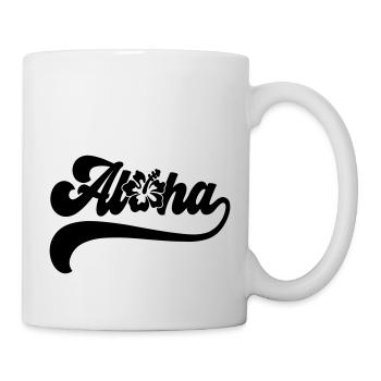 Color changeable | Aloha Hibiscus Blossoms - Mug - white - Right
