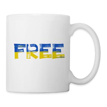 Freie Ukraine - Tasse - Weiß - Rechts