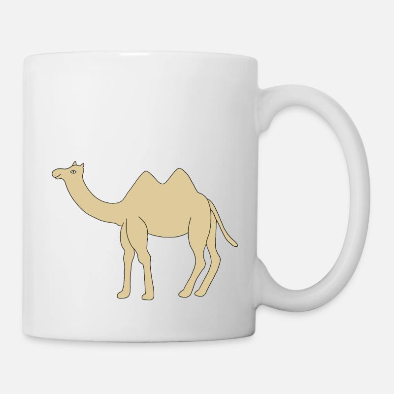 Chameau solitaire - Mug blanc - blanc