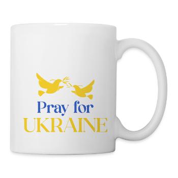 Pray for Ukraine - Mug - white - Right