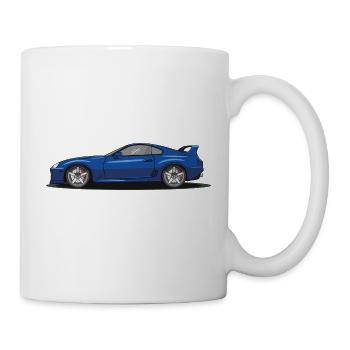 Japanischer Sportwagen Supra - Tasse - Weiß - Rechts