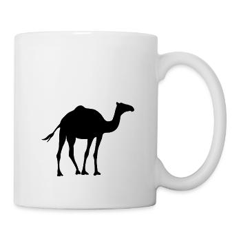 Kamel - Dromedar - Tasse - Weiß - Rechts