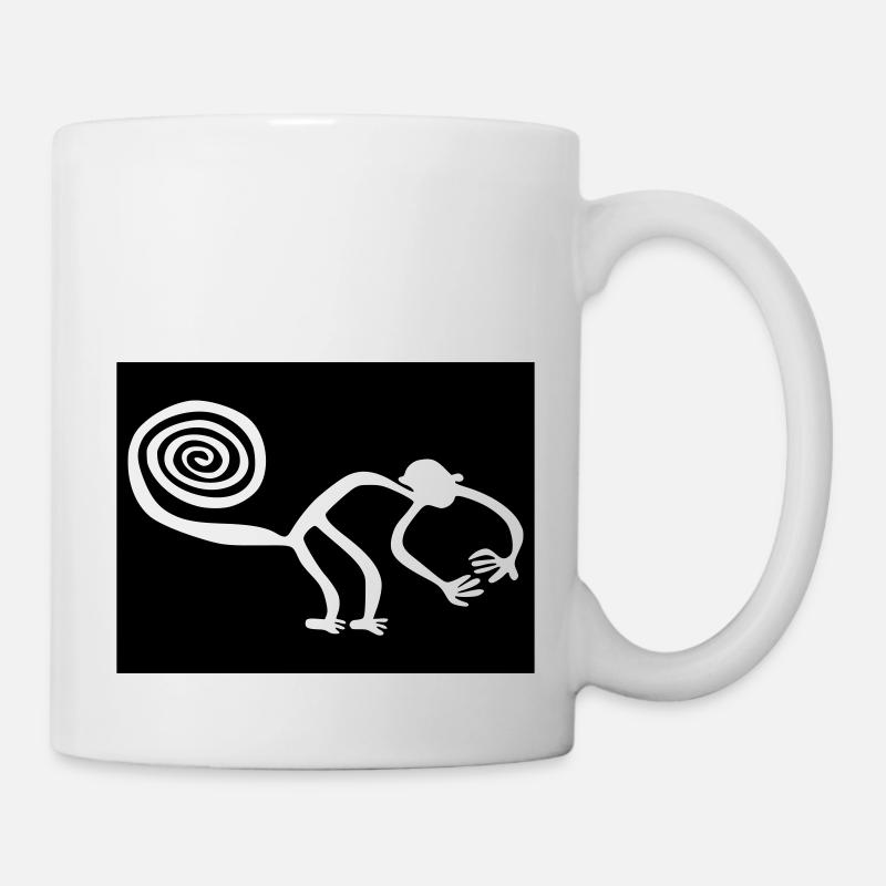 Nazca-Affe (Pause) - Tasse - Weiß