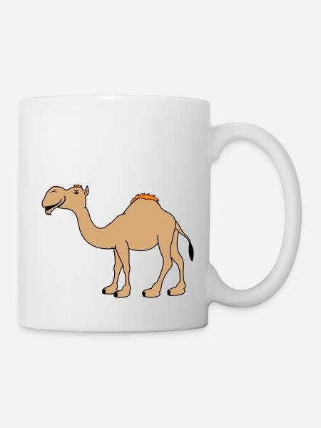 Kamel - Tasse - Weiß