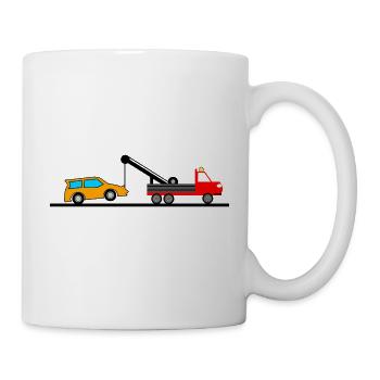 Tow truck - Mug - white - Right