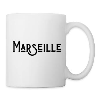 marseille - Mug blanc - blanc - Droite