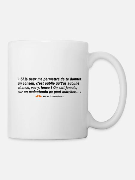 Sur un malentendu... (b) - Mug blanc - blanc