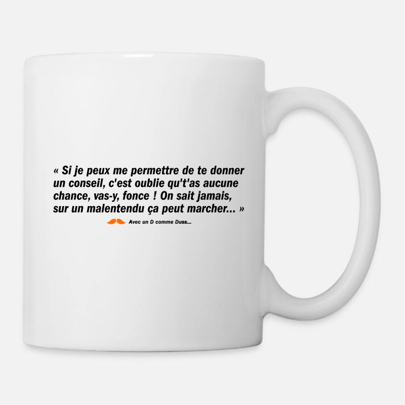 Sur un malentendu... (b) - Mug blanc - blanc