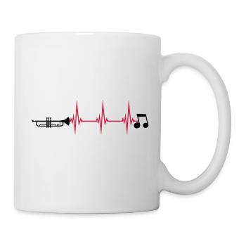 Pulse Trumpet Instrument - Mug - white - Right