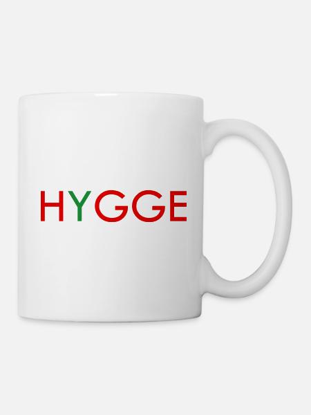 hygge bornholm - Tasse - Weiß