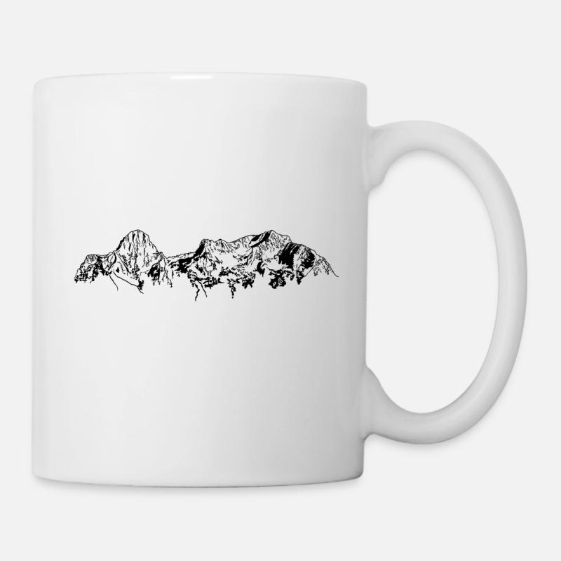 Totes Gebirge, Spitzmauer, Priel, Oberösterreich - Tasse - Weiß
