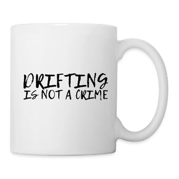 La dérive n’est pas un crime - Mug blanc - blanc - Droite