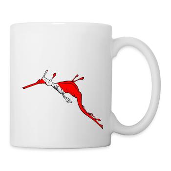 Kleiner Fetzenfisch von Scuba.Style - Tasse - Weiß - Rechts