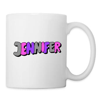Jennifer - Tasse - Weiß - Rechts