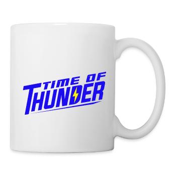 BLUE POWER - Tasse - Weiß - Rechts