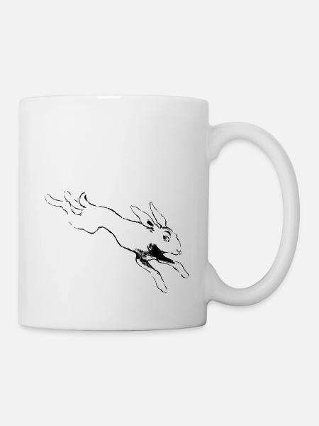 Angsthase like Henri Meunier Hasenleben - Tasse - Weiß