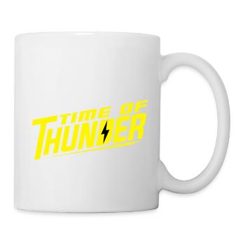 YELLOW POWER - Tasse - Weiß - Rechts