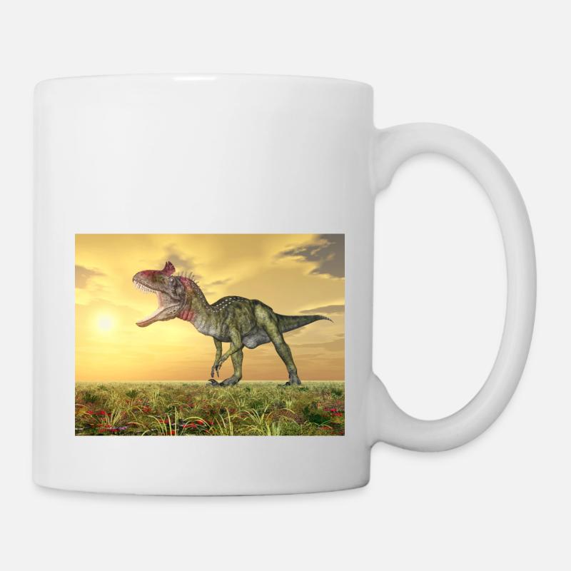 Dinosaurier Cryolophosaurus - Tasse - Weiß