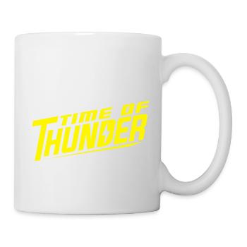 YELLOW POWER - Tasse - Weiß - Rechts