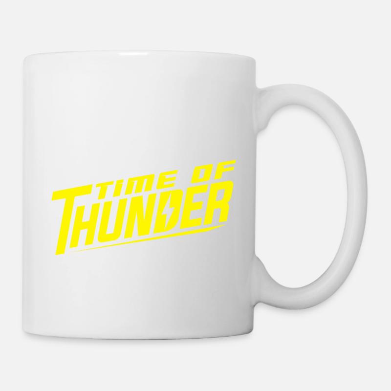 YELLOW POWER - Tasse - Weiß
