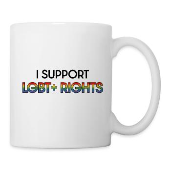 support lgbt rights LGBT lgbtqi queer - Mug - white - Right