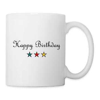 JAHRESTAG. ALLES GUTE ZUM GEBURTSTAG!. ALLES GUTE ZUM GEBURTSTAG!. - Tasse - Weiß - Rechts