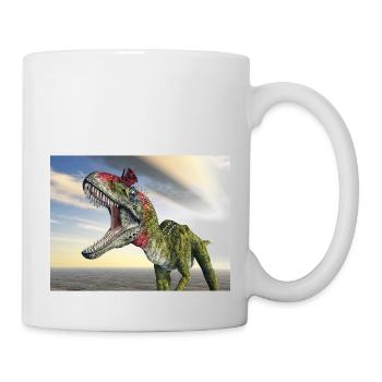 Dinosaurier Cryolophosaurus - Tasse - Weiß - Rechts