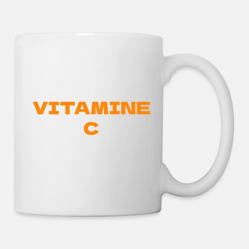 vitamine c - Mug blanc - blanc