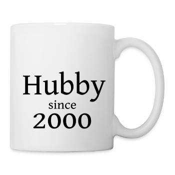 Hubby since 2000 für den Partner - Tasse - Weiß - Rechts