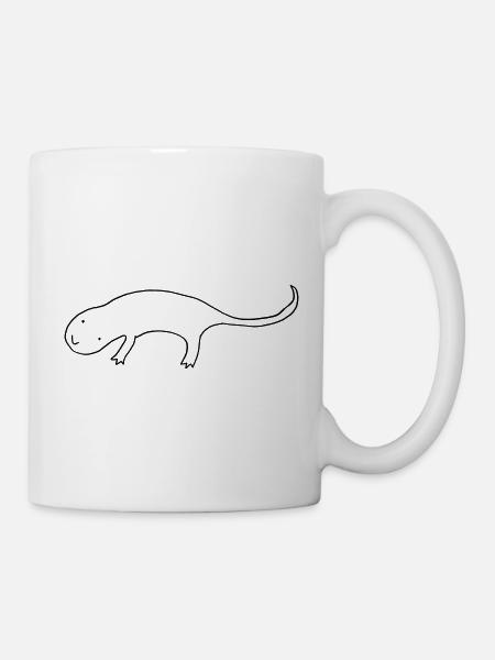 Der Lurch - Tasse - Weiß