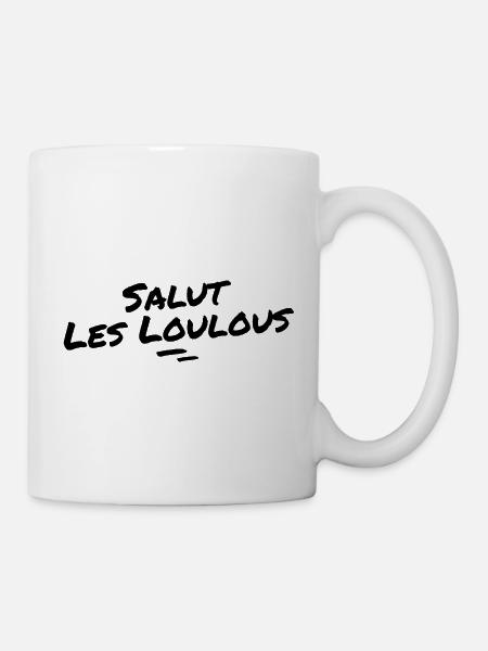 salut les loulous - Mug blanc - blanc