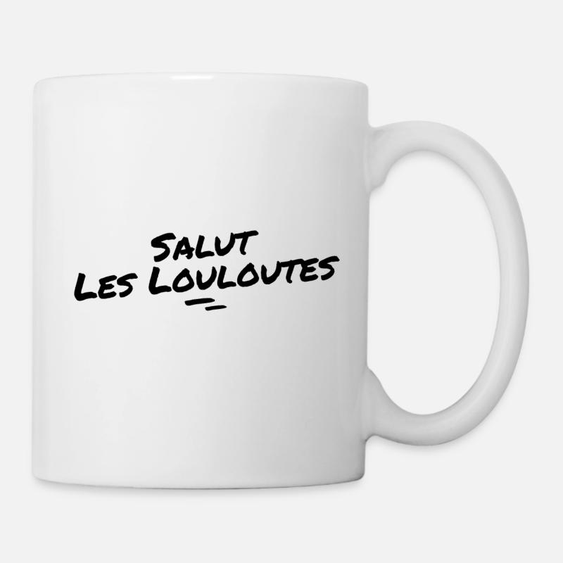 salut les louloutes - Mug blanc - blanc