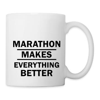 Marathon Running - Mug - white - Right