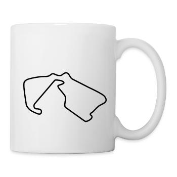 Great Britain Race Track - Mug - white - Right