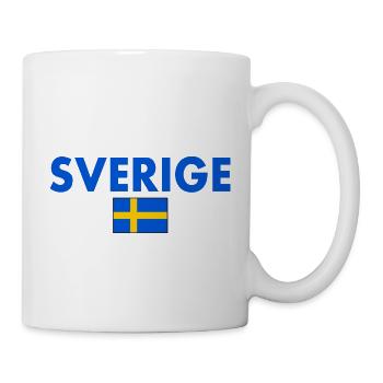 sverige - Mug blanc - blanc - Droite