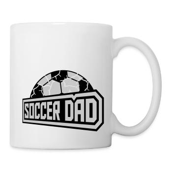 Champion Soccer Dad Logo - Mug blanc - blanc - Droite