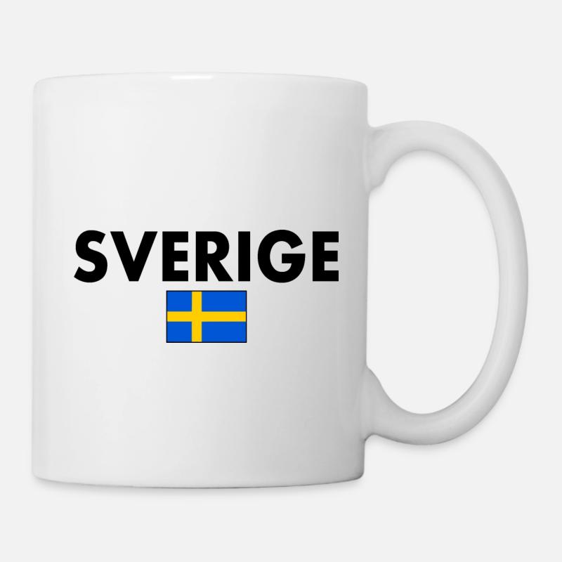 Sverige - Mug blanc - blanc