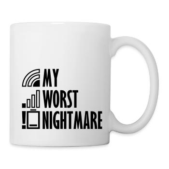 Icons my worst nightmare - Mug - white - Right