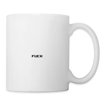 FUCK - Tasse - Weiß - Rechts