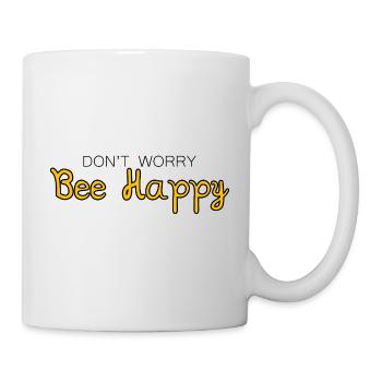 Don't Worry Bee Happy 27 - Mug - white - Right