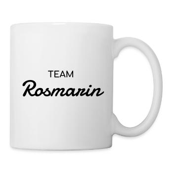 Team Rosmarin - Kräuter Liebhaber - Tasse - Weiß - Rechts