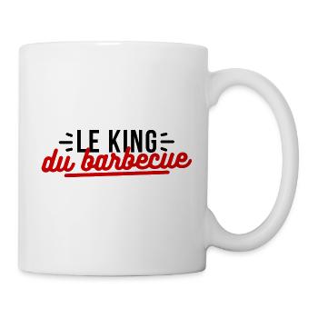 Le king du barbecue - Mug blanc - blanc - Droite