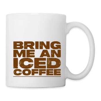Apportez-moi un café glacé 2 - Mug blanc - blanc - Droite