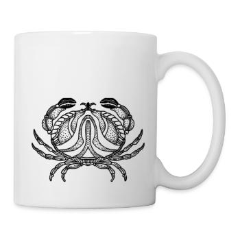 Krebs - Tasse - Weiß - Rechts