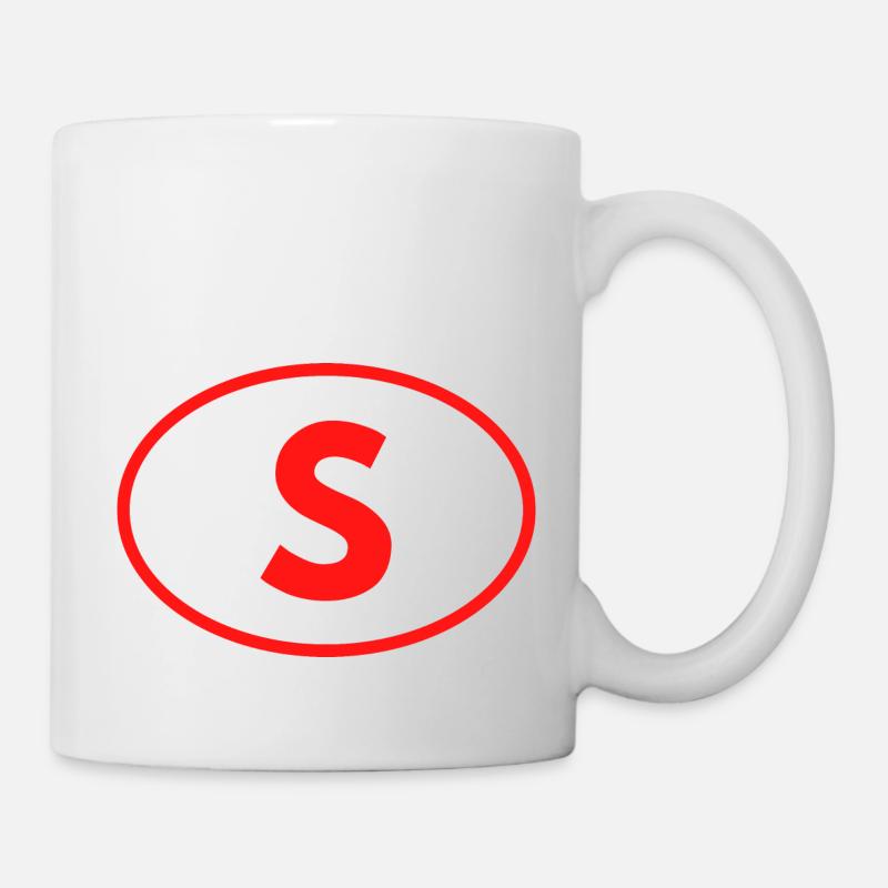 s - Mug - white