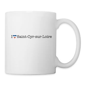 I love Saint Cyr sur Loire - Tasse - Weiß - Rechts