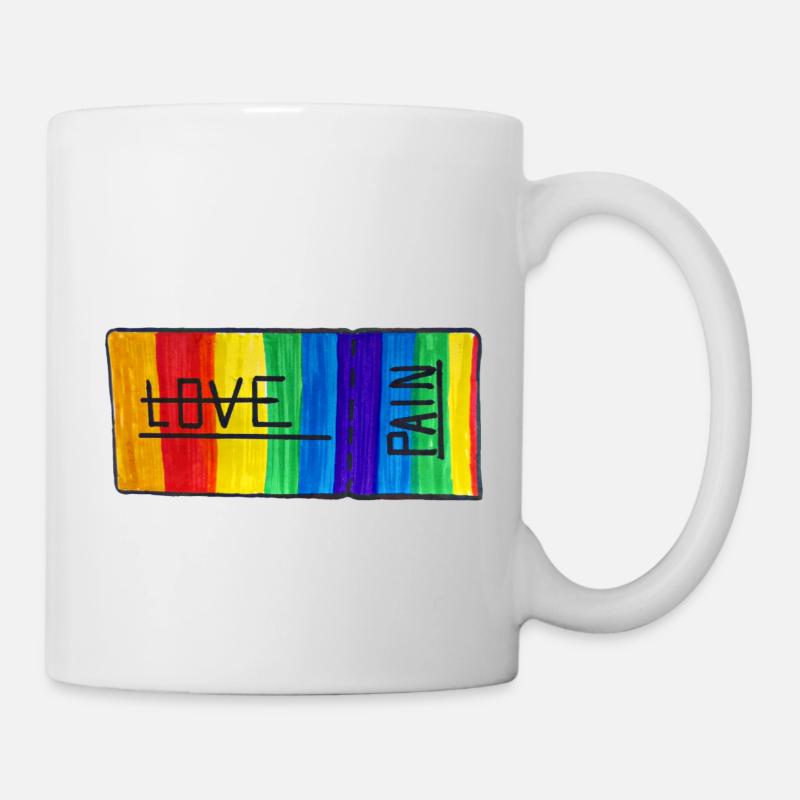 Love Kino Ticket - Tasse - Weiß