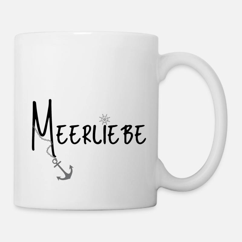 Meerliebe - Tasse - Weiß