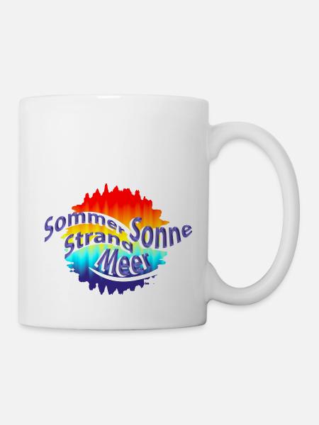 Sommerfeeling - Tasse - Weiß