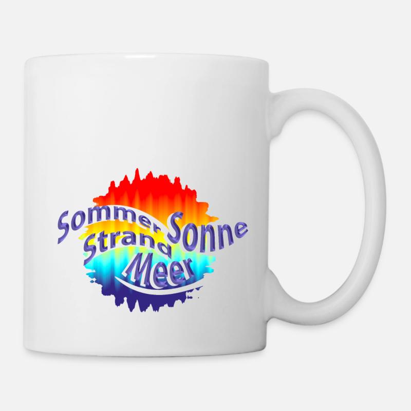 Sommerfeeling - Tasse - Weiß